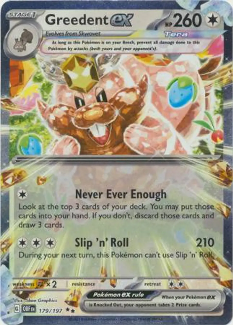 Greedent ex - 179/197 - Ultra Rare 1
