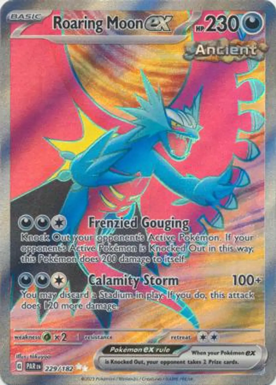 Roaring Moon ex - 229/182 - Full Art Secret Rare 1