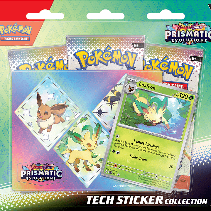 [PreVenta] Prismatic Evolutions - Tech Sticker Collection Español 2