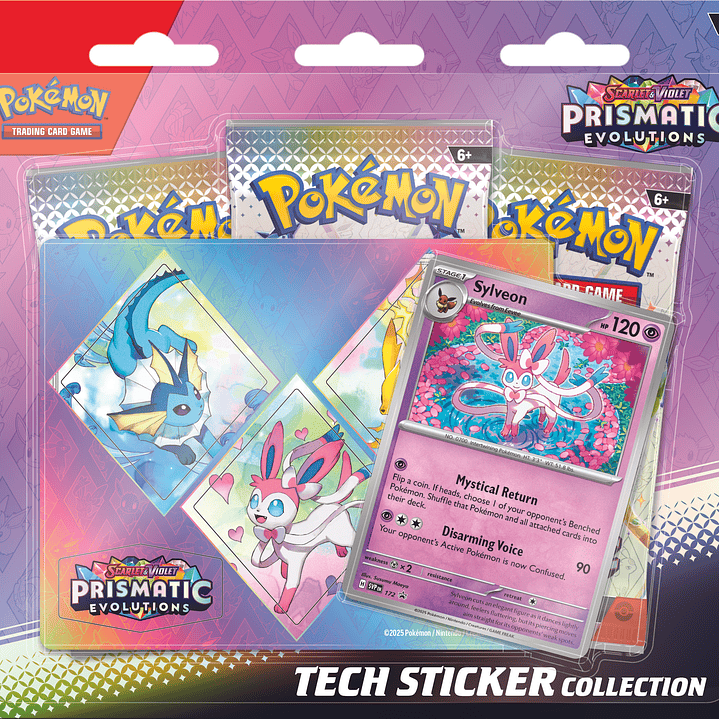 [PreVenta] Prismatic Evolutions - Tech Sticker Collection Español 3