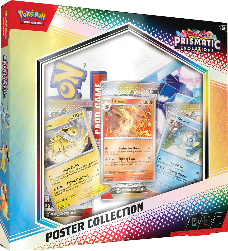 Pokemon TCG Poster Collection Prismatic Evolutions (Español) – SamuraiTCG 1