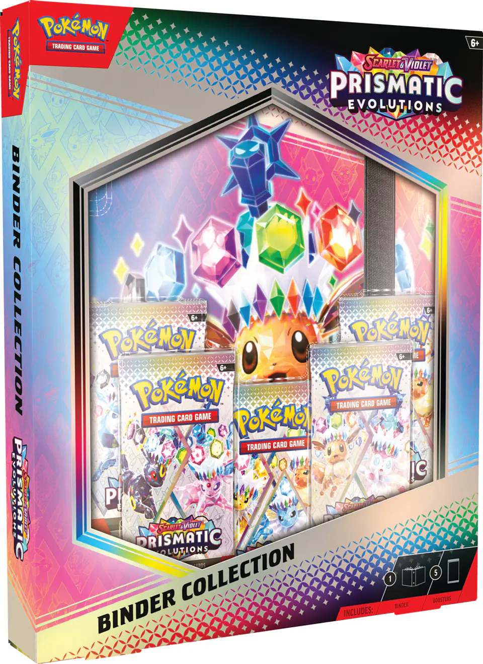 Pokemon TCG Binder Collection Prismatic Evolutions (Español) – SamuraiTCG 1