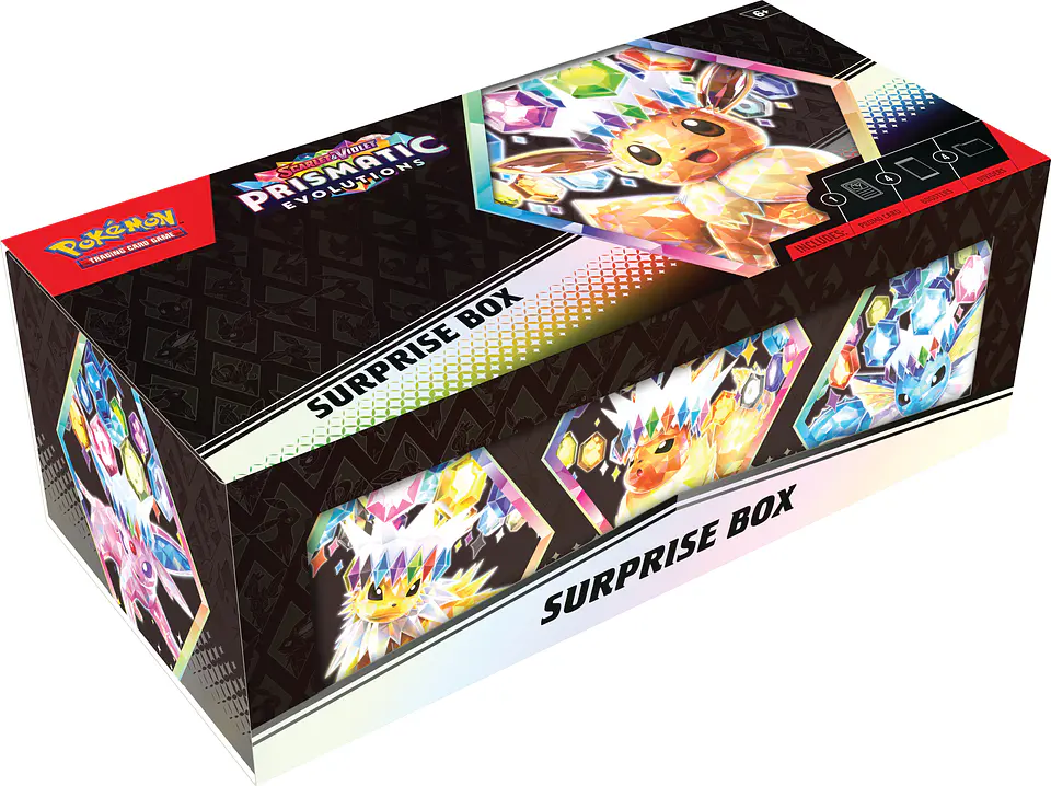 Pokemon TCG Surprise Box Prismatic Evolutions (Inglés) – SamuraiTCG 1