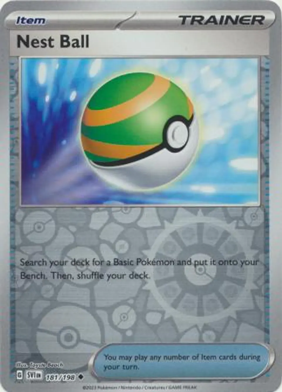Nest Ball - 181/198 - Uncommon Reverse Holo 1