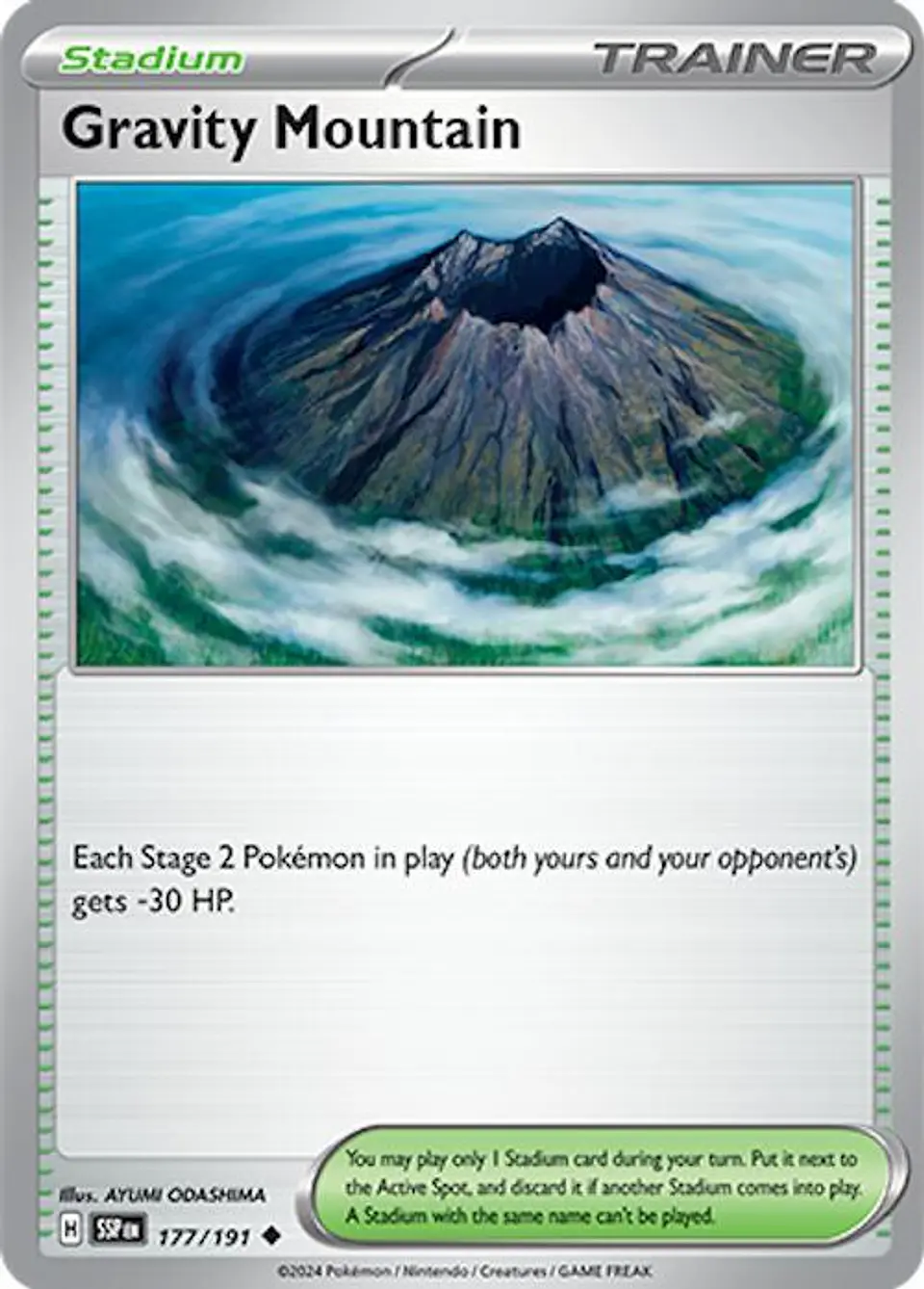 Gravity Mountain - 177/191 - Uncommon 1