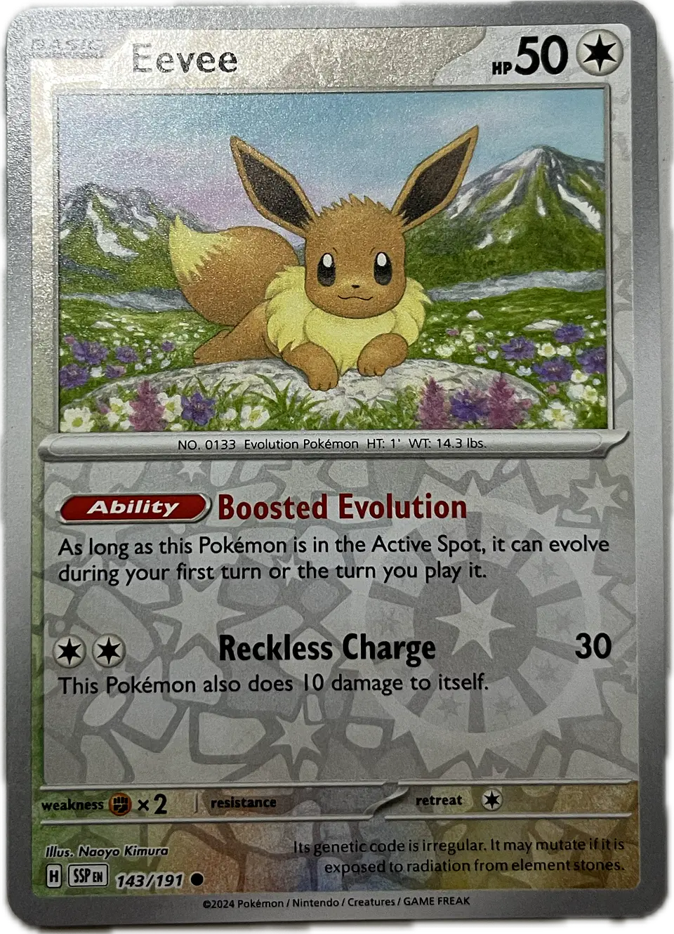 Eevee - 143/191 - Common Reverse Holo 1