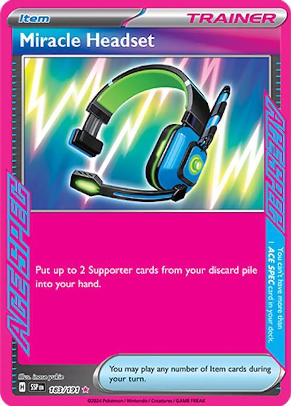 Miracle Headset - 183/191 - Ace Rare 1