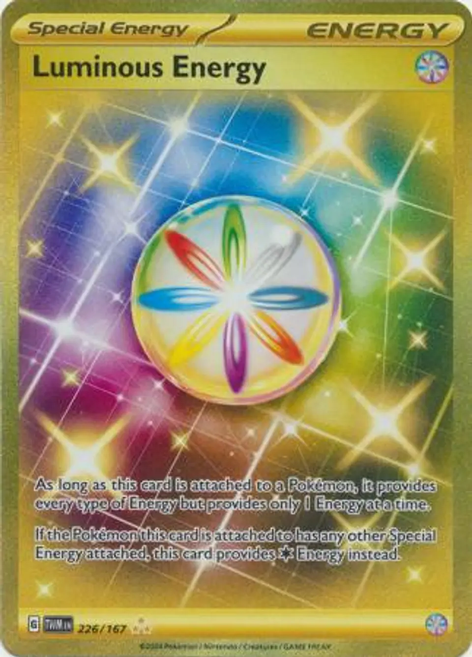 Luminous Energy - 226/167 - Gold Secret Rare 1