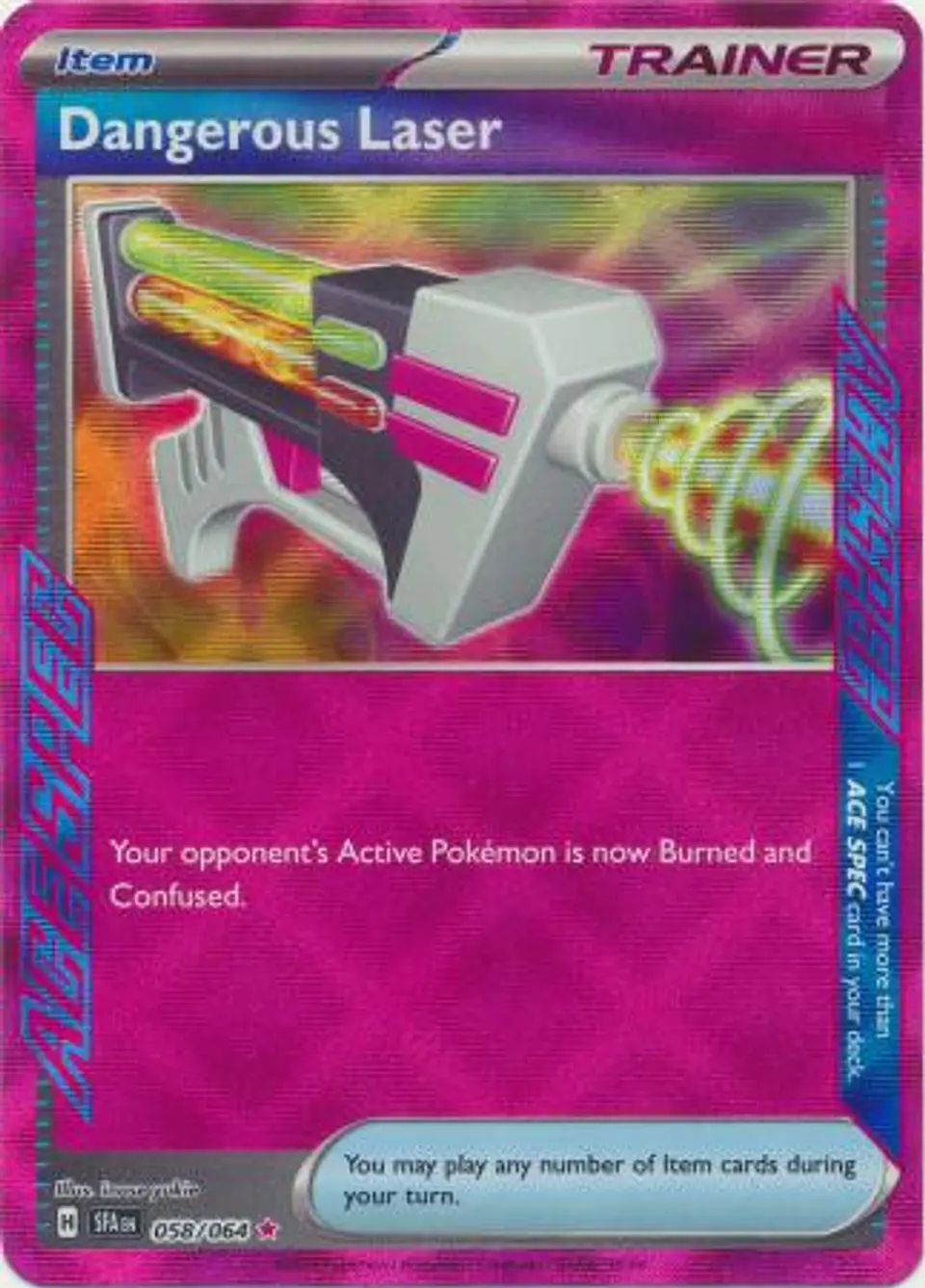 Dangerous Laser - 058/064 - Ace Rare 1