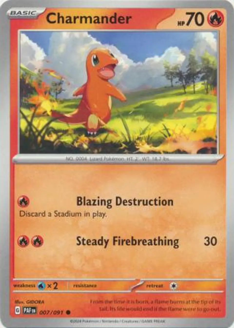 Charmander - 007/091 - Common (Español) 1