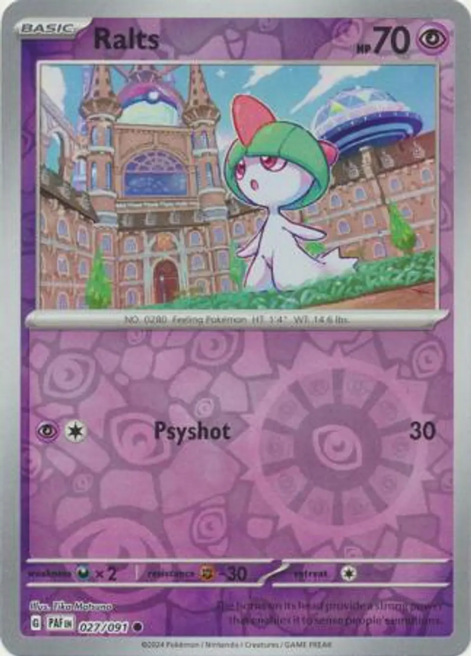 Ralts - 027/091 - Common Reverse Holo (Español) 1