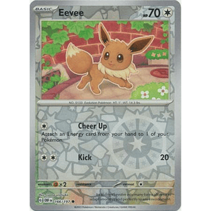 Eevee - 166/197 - Common Reverse Holo (Español)