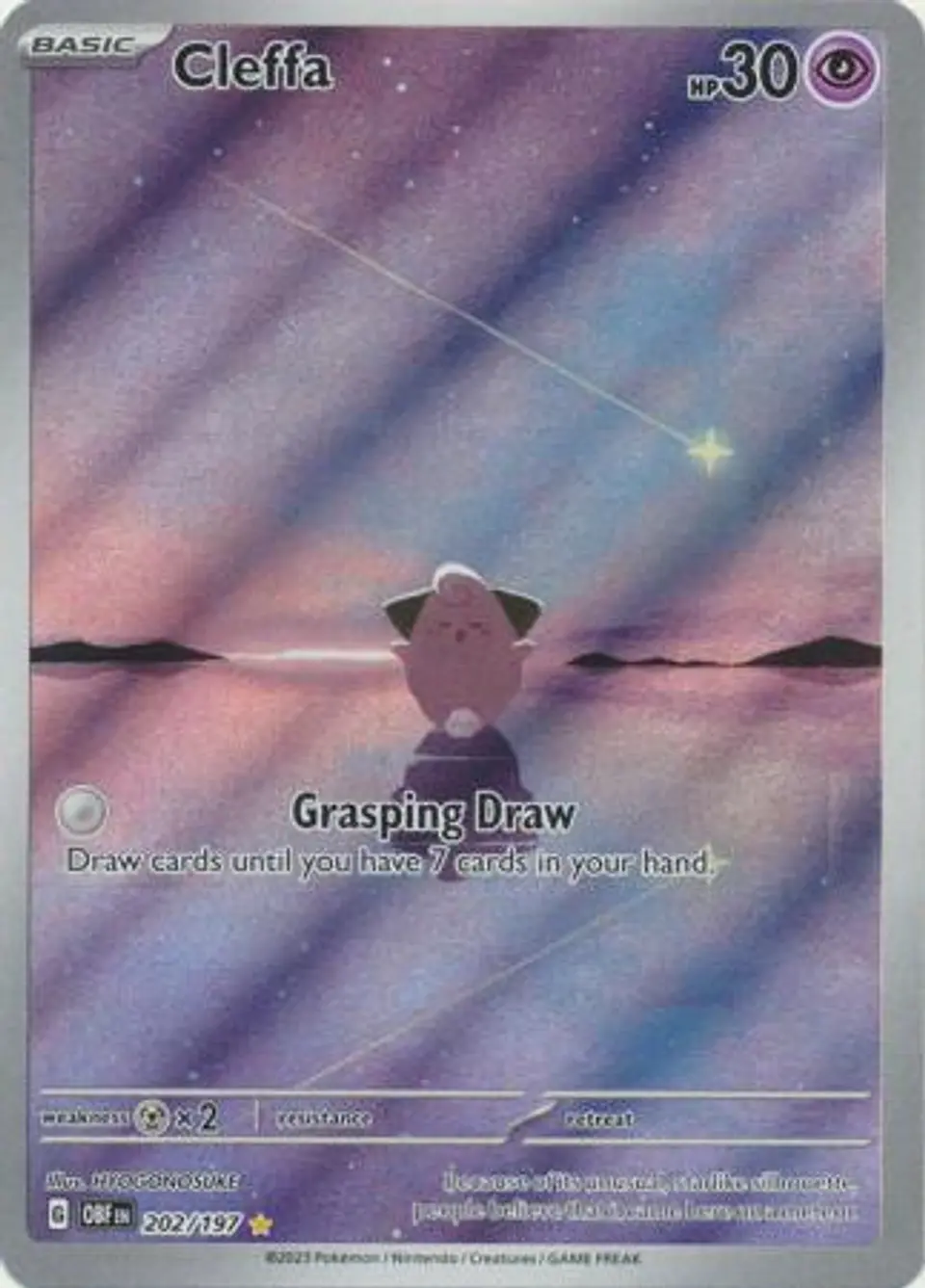 Cleffa - 202/197 - Illustration Rare (Español) 1