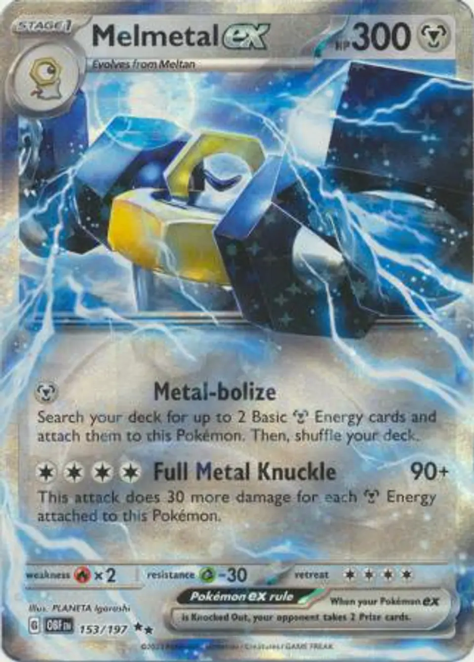 Melmetal ex - 153/197 - Ultra Rare (Español) 1
