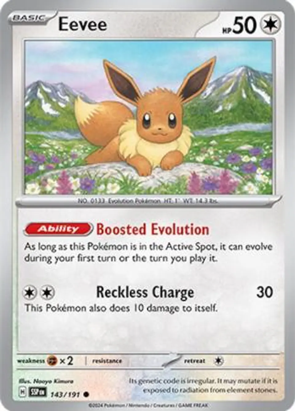 Eevee - 143/191 - Common 1