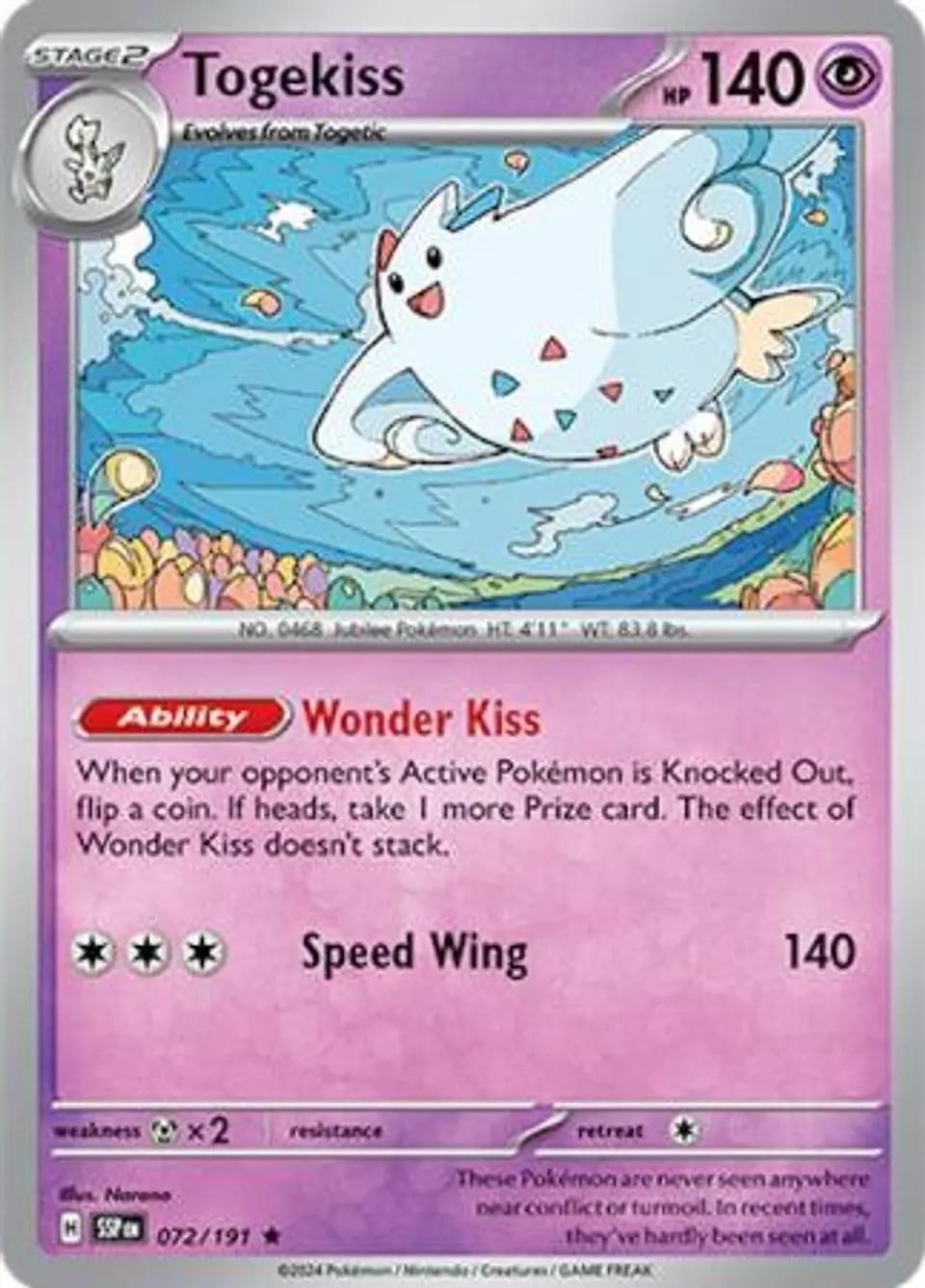 Togekiss - 072/191 - Holo Rare 1