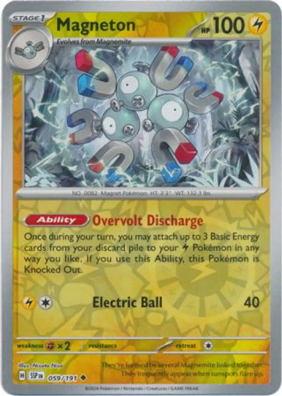 Magneton - 059/191 - Uncommon Reverse Holo 1