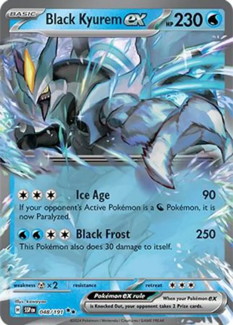 Black Kyurem ex - 048/191 - Ultra Rare 1