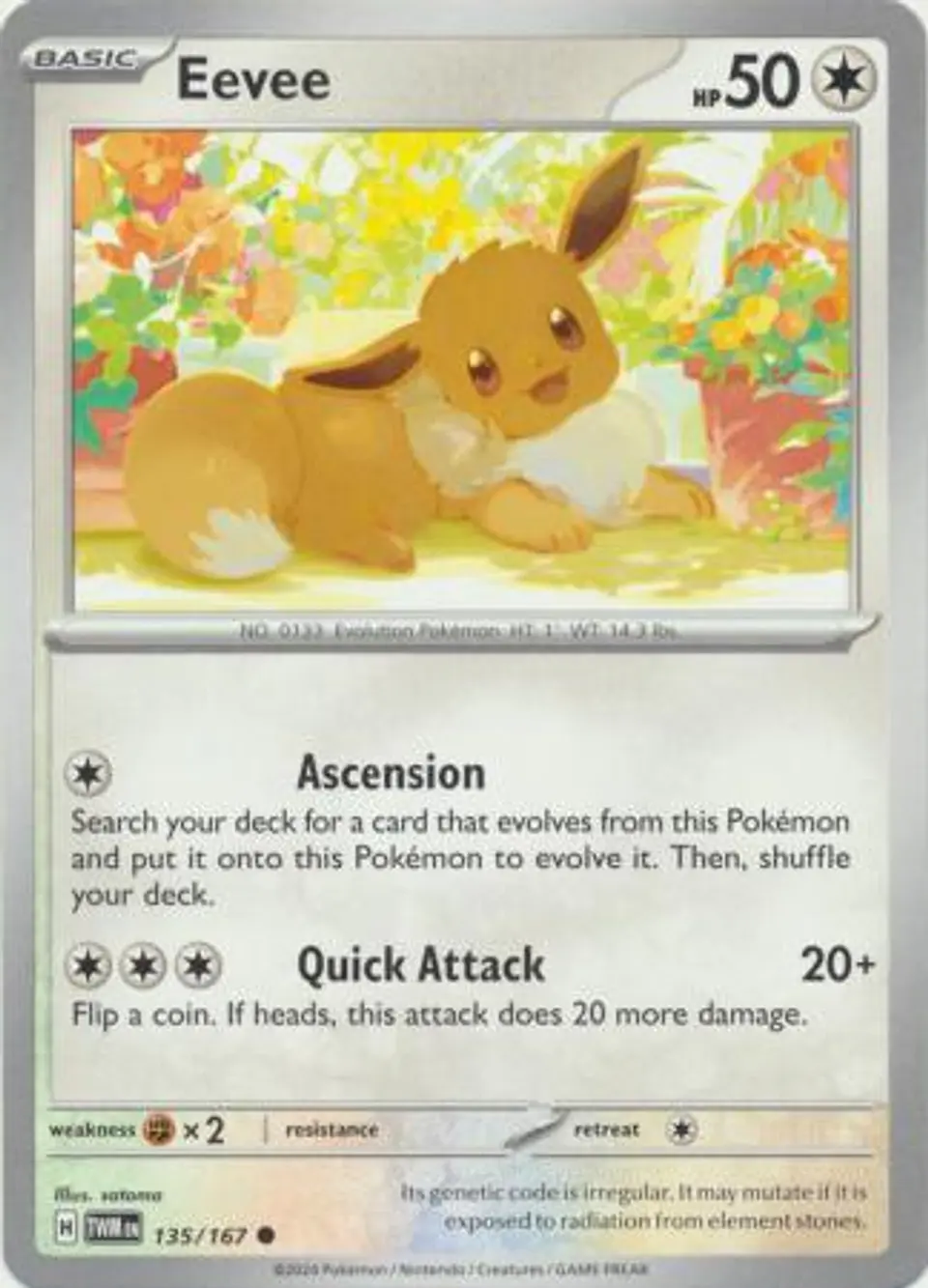 Eevee - 135/167 - Common 1