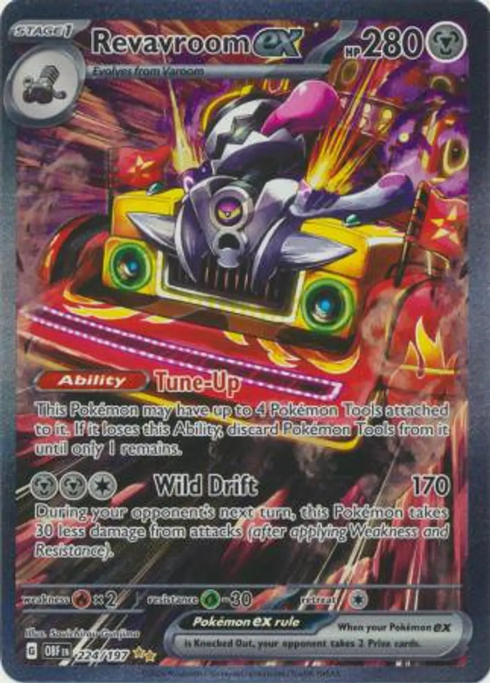 Revavroom ex - 224/197 - Special Illustration Rare 1
