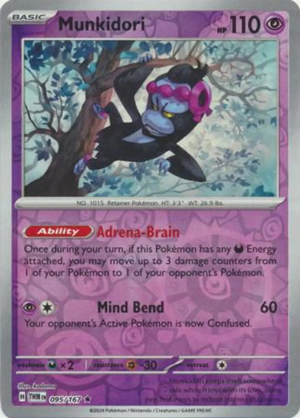 Munkidori - 095/167 - Holo Rare Reverse Holo 1