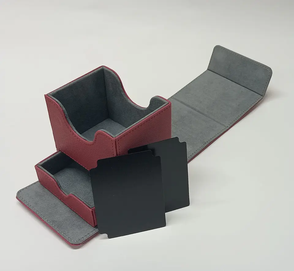 Deck Box Deluxe 100 ROJO GRIS 1