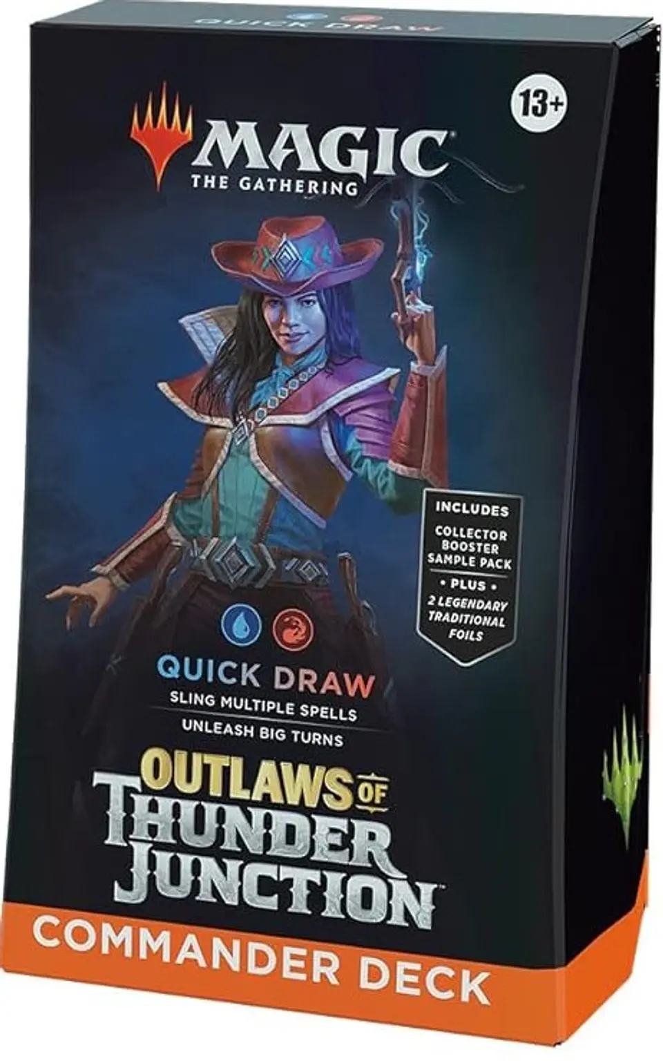 QUICK DRAW Outlaws of Thunder Junction Commander Deck Display (Producto en inglés) 1