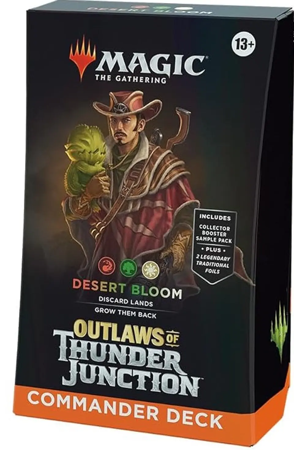 DESERT BLOOM Outlaws of Thunder Junction Commander Deck Display (Producto en inglés) 1