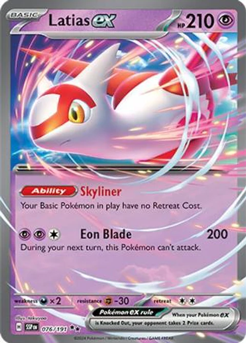 Pokemon TCG Latias ex - 076/191 - Ultra Rare  Ingles