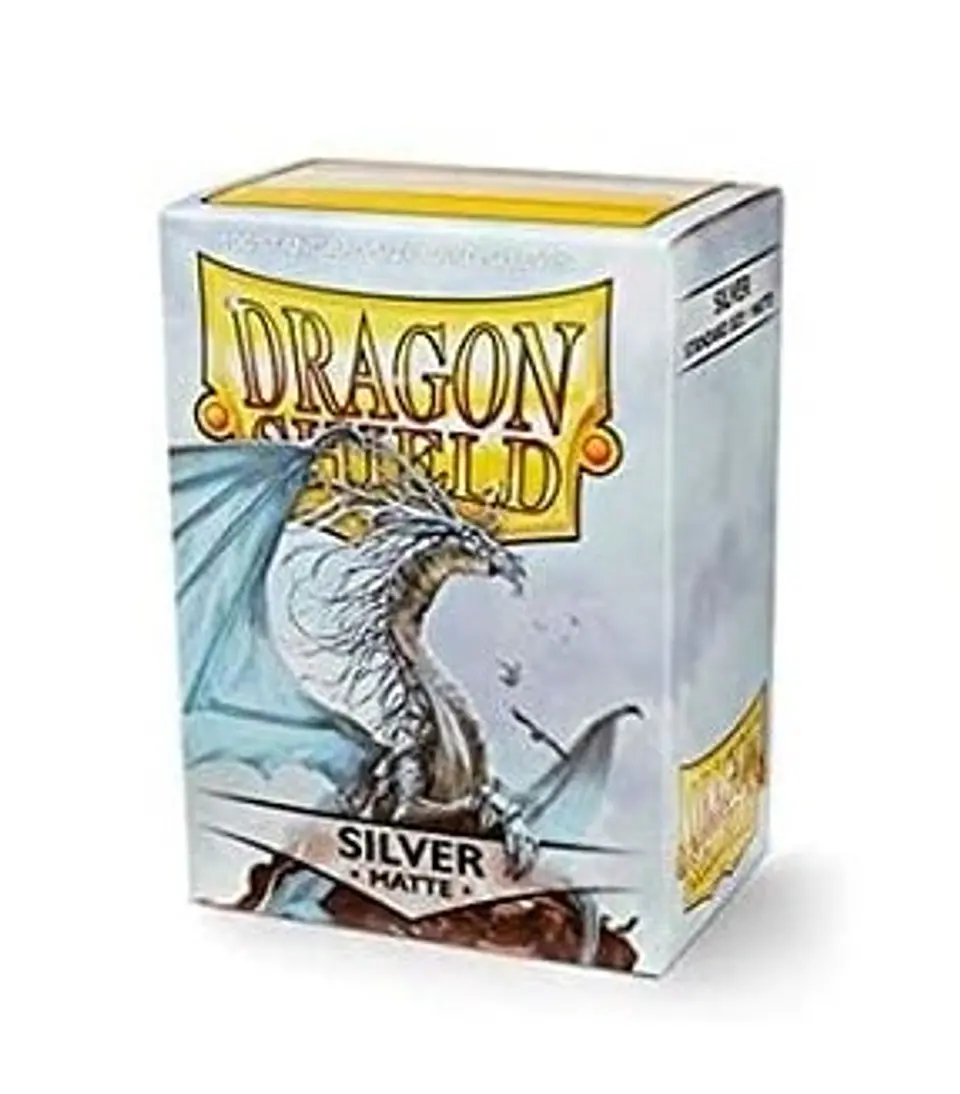 DRAGON SHIELD MATTE NORMAL 100 COLOR SILVER 1