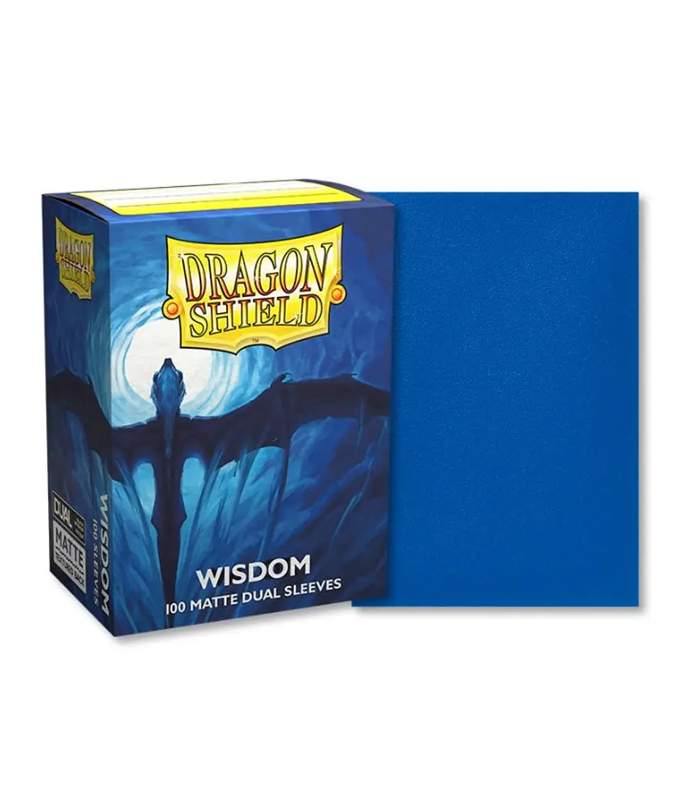 DRAGON SHIELD MATTE DUAL 100 COLOR WISDOM 3