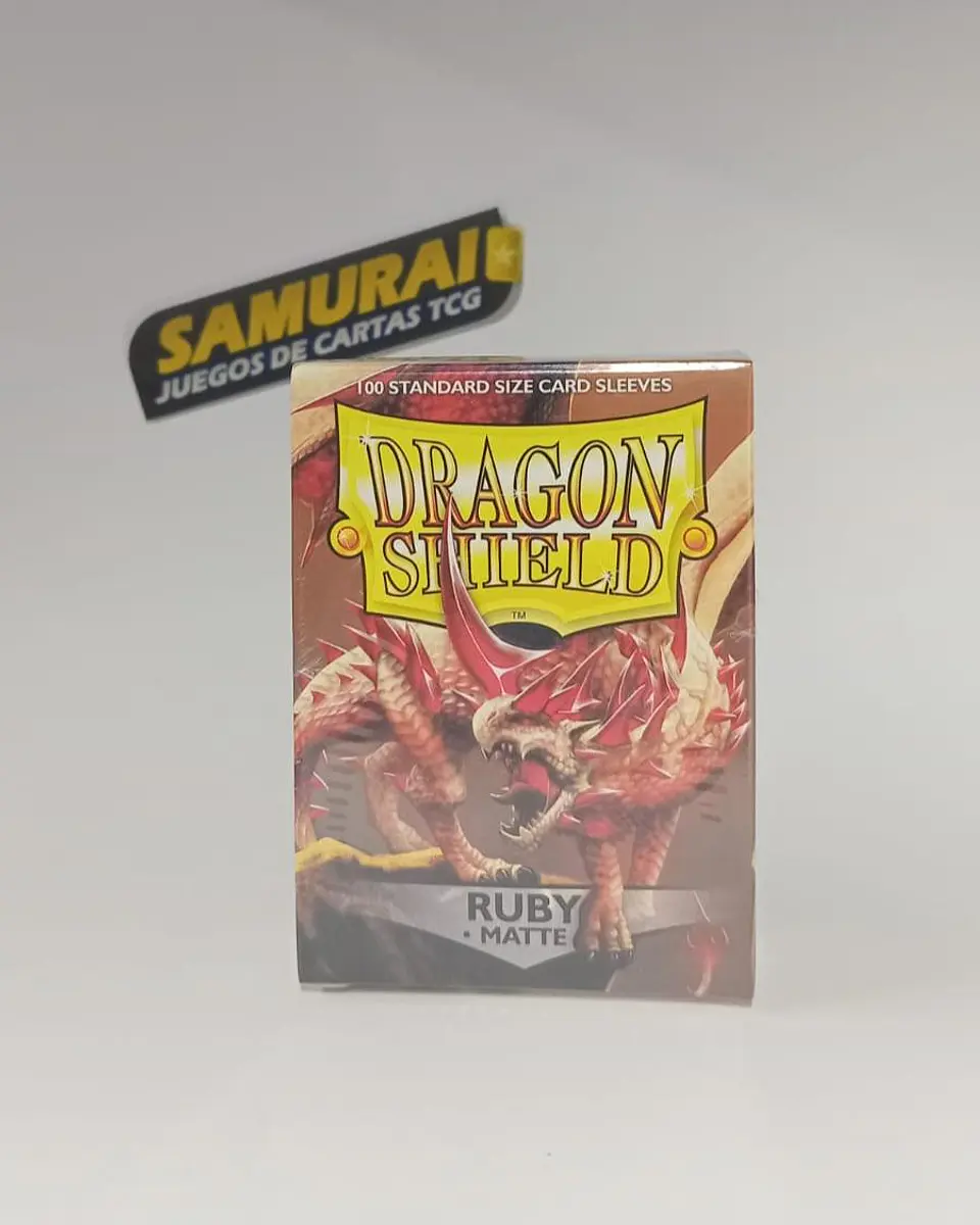 DRAGON SHIELD MATTE NORMAL 100 COLOR RUBY 1