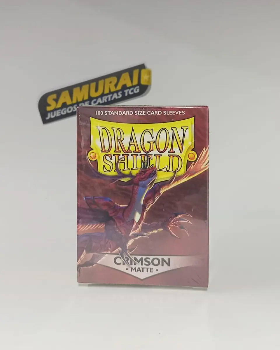 DRAGON SHIELD MATTE NORMAL 100 COLOR CRIMSON 1