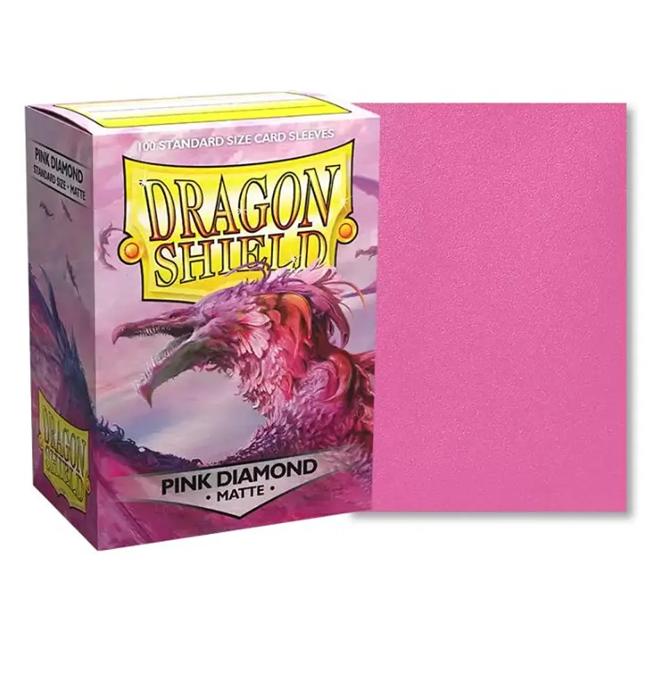 DRAGON SHIELD MATTE NORMAL 100 COLOR PINK DIAMOND 3