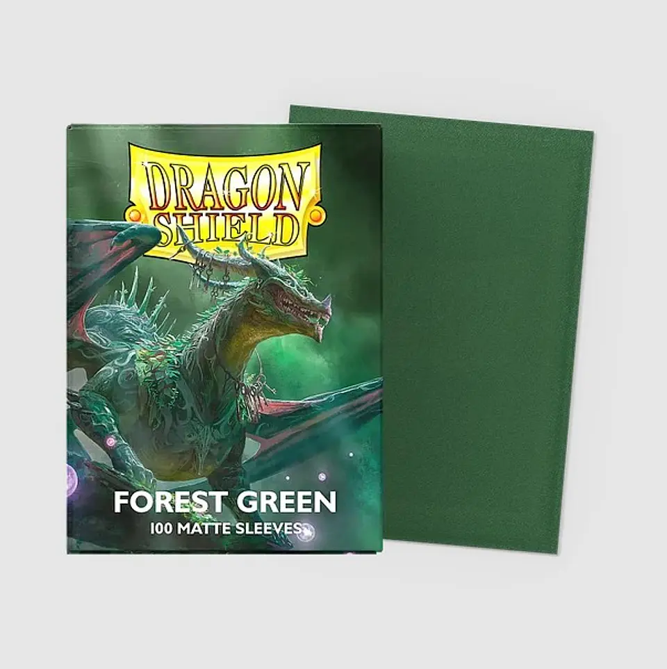 DRAGON SHIELD MATTE NORMAL 100 COLOR FOREST GREEN 3