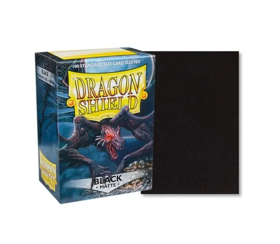 DRAGON SHIELD MATTE NORMAL 100 COLOR BLACK 3