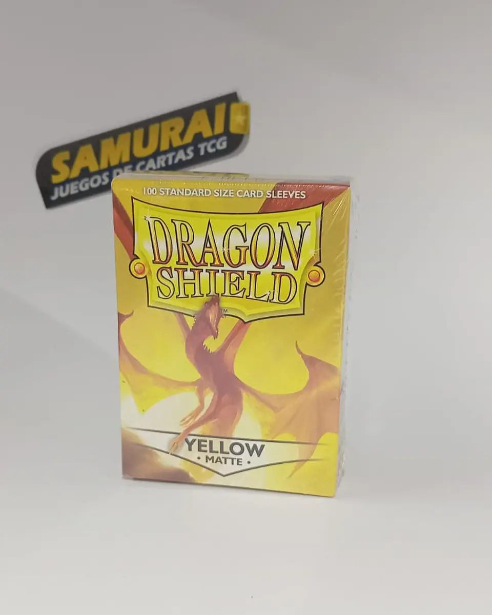 DRAGON SHIELD MATTE NORMAL 100 COLOR YELLOW 1