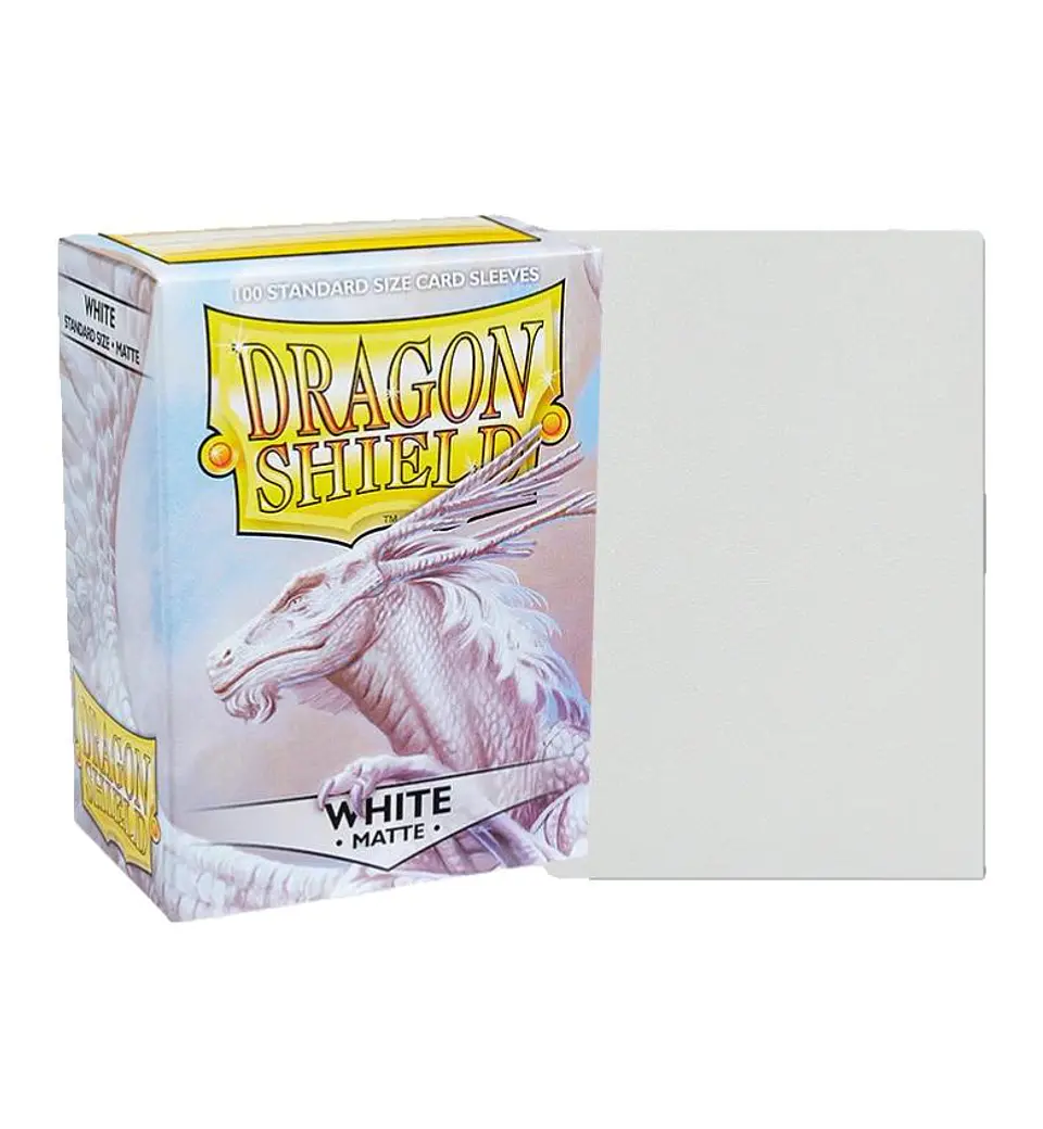 DRAGON SHIELD MATTE NORMAL 100 COLOR WHITE 3