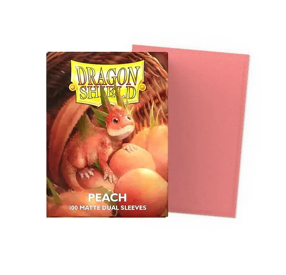DRAGON SHIELD MATTE DUAL 100 COLOR PEACH 3