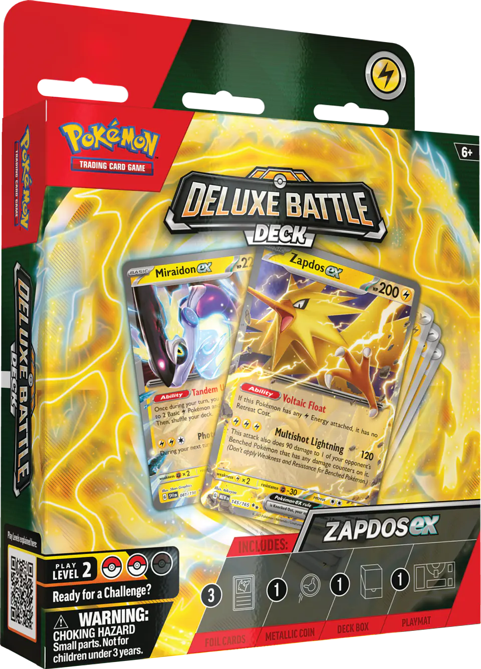 Pokemon TCG Zapdos ex Deluxe Battle Deck Ingles (Temporal Forces) 1