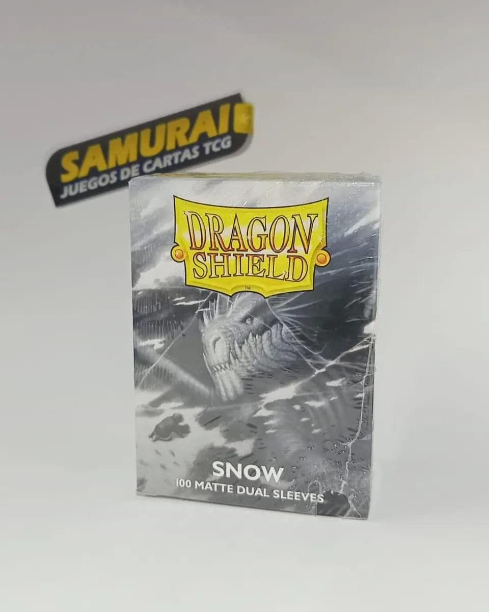 DRAGON SHIELD MATTE DUAL 100 COLOR SNOW 1