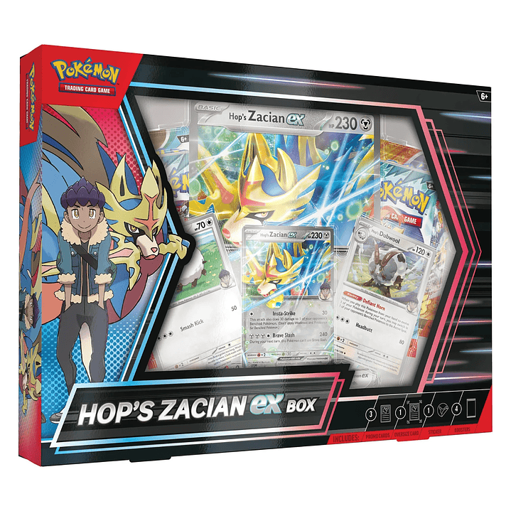 [PreVenta 28/03/25] Hop’s Zacian ex Box – Español