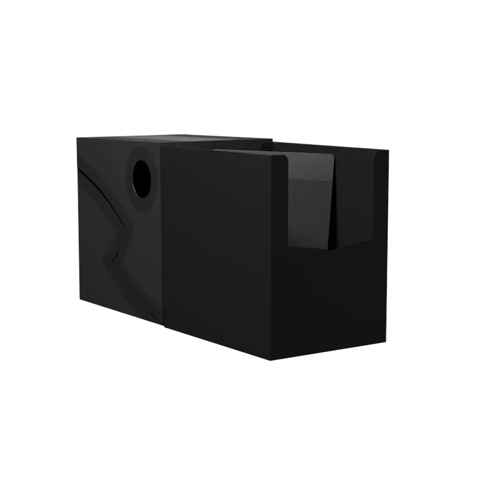 DRAGON SHIELD - DOUBLE SHELL - DECK BOX SHADOW BLACK 3