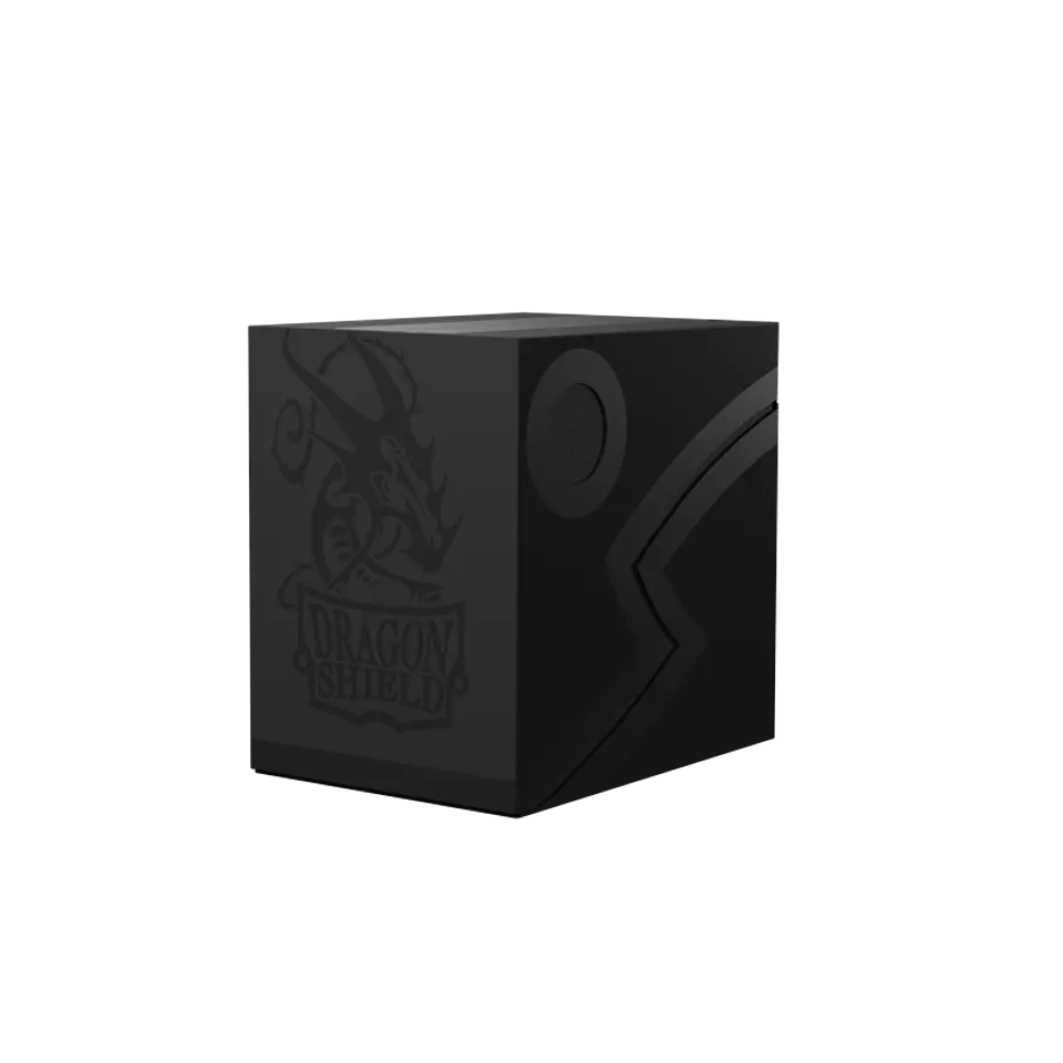 DRAGON SHIELD - DOUBLE SHELL - DECK BOX SHADOW BLACK 4