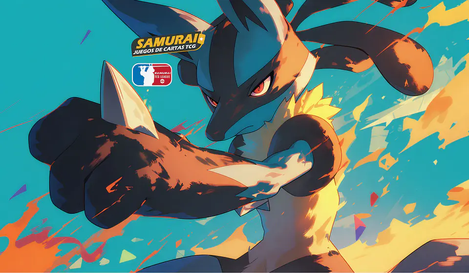 Playmat Samurai TCG Lucario 1