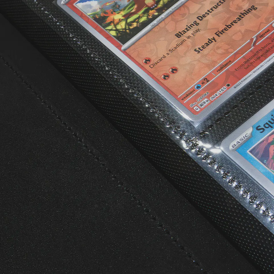 CARPETA NEGRA  9 ESPACIOS 3X3  6