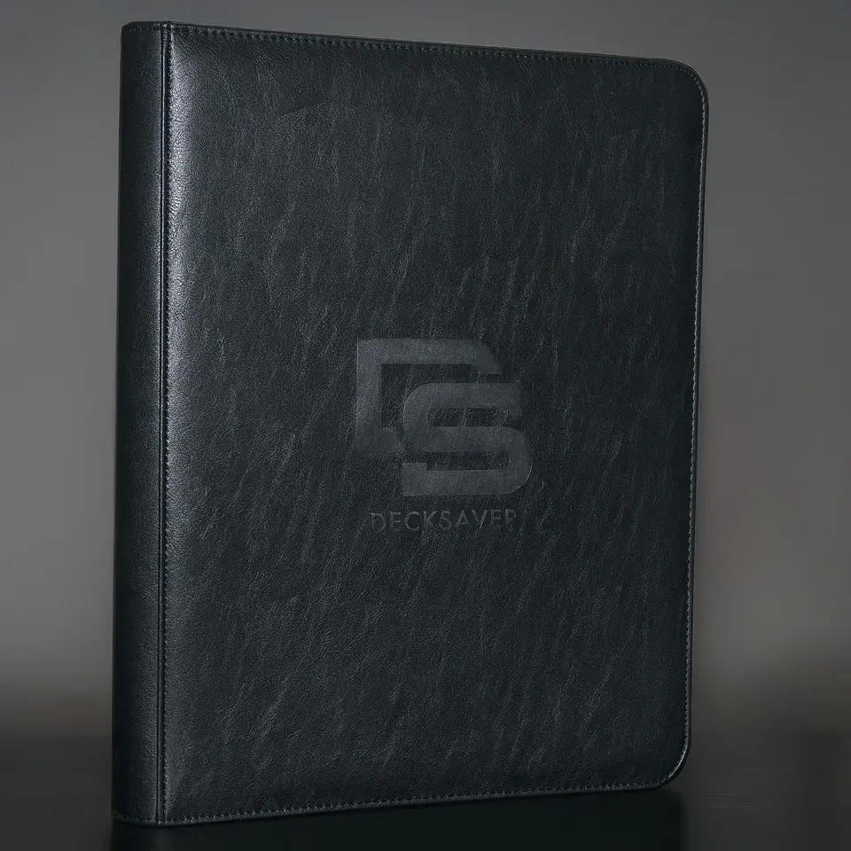 CARPETA NEGRA  9 ESPACIOS 3X3  1