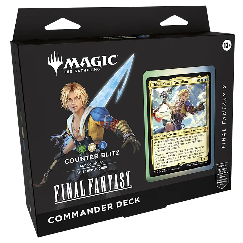 MTG - FF COMMANDER DECK  COUNTER BLITZ - INGLES 1