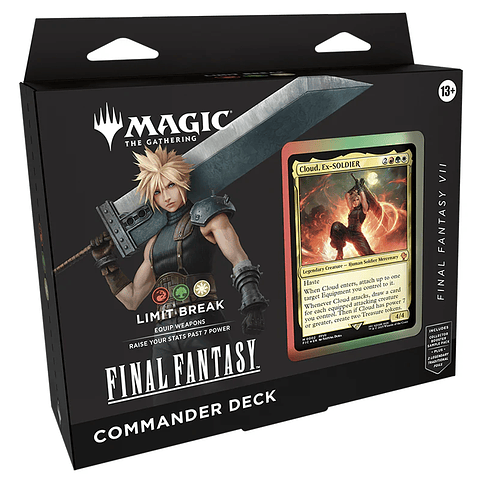 MTG - FF COMMANDER DECK  LIMIT BREAK - INGLES