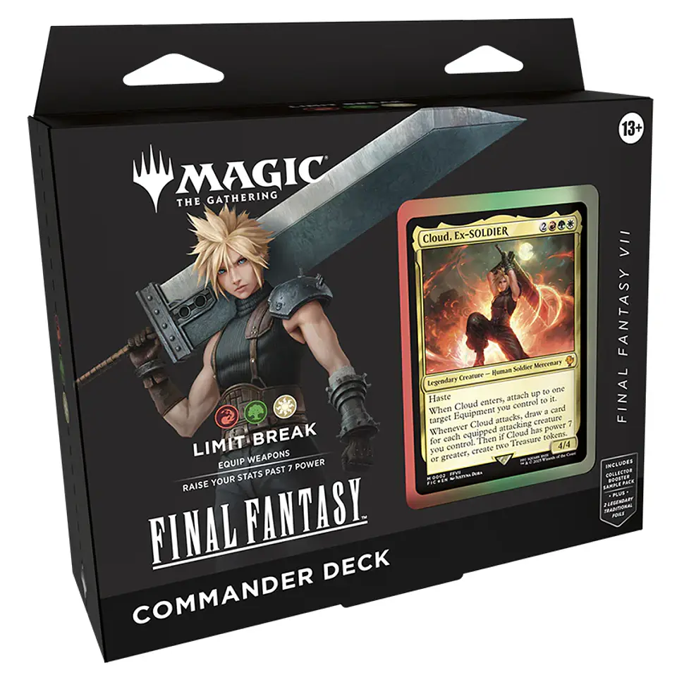 MTG - FF COMMANDER DECK  LIMIT BREAK - INGLES 1